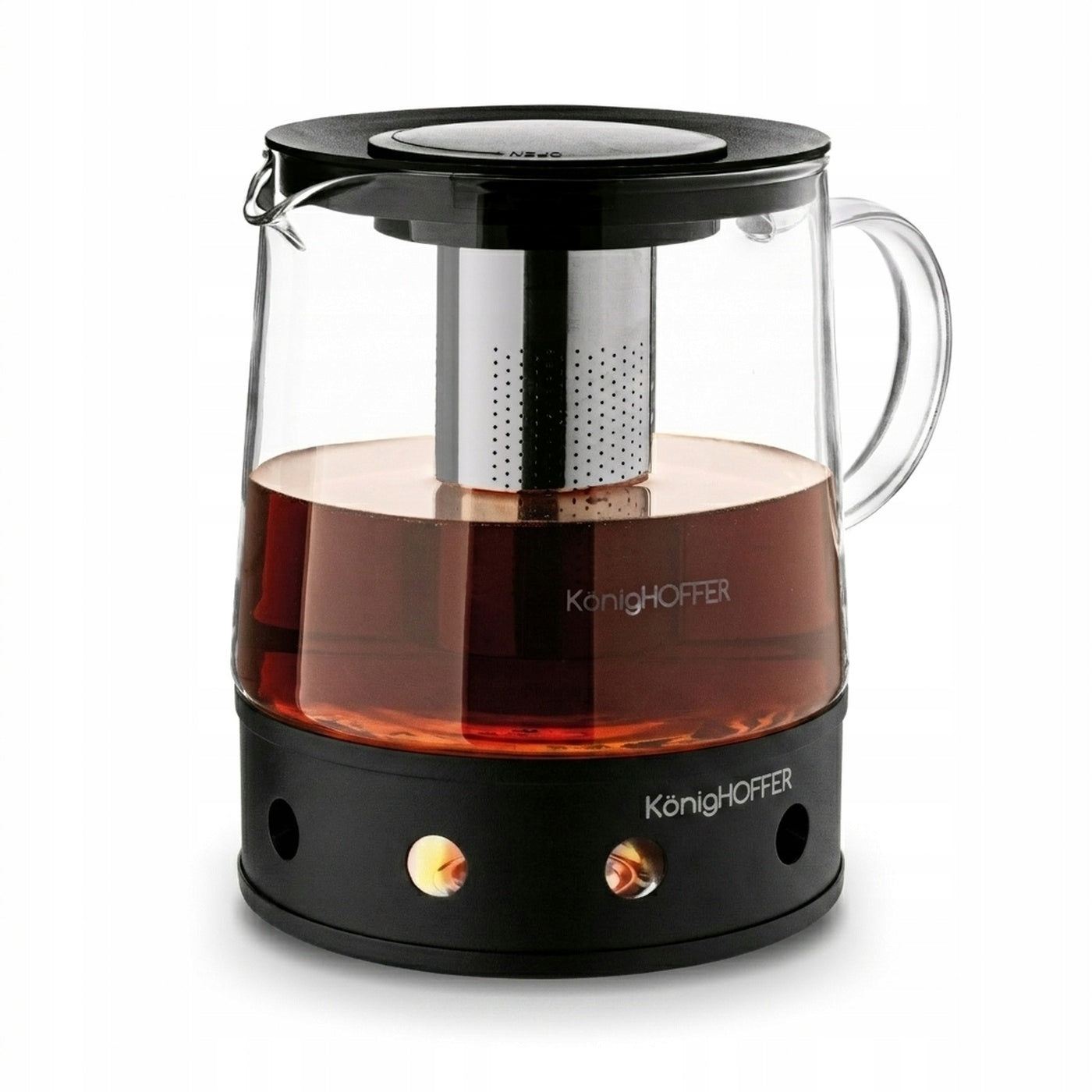 TEA POT with INFUSER and HEATER Konighoffer Andrea 1,5 l Packaging status original