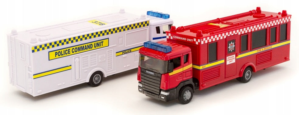 TEAM RESCUE VEHICLES POLICE 1:48 WHITE 60592 Vehicle type police