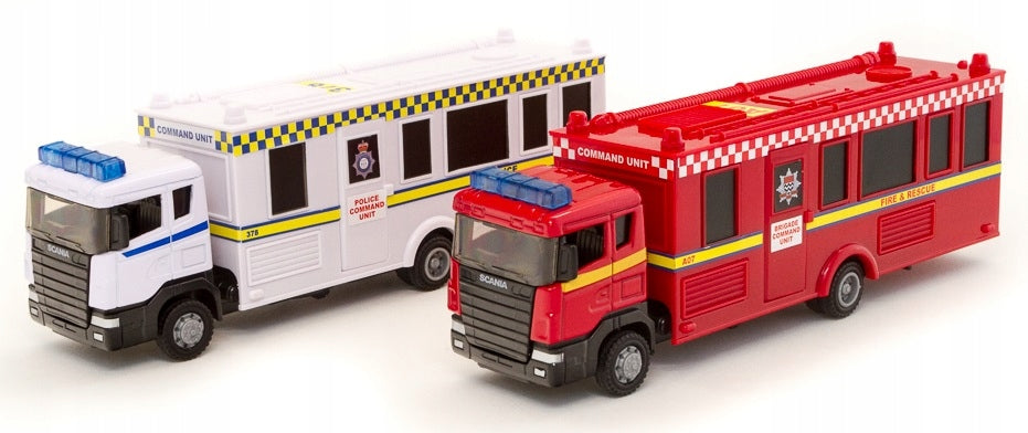 TEAM RESCUE VEHICLES POLICE 1:48 WHITE 60592