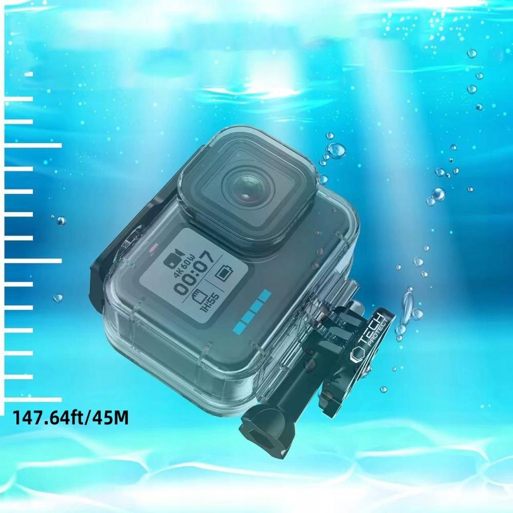 TECH-PROTECT GA200 WATERPROOF CASE GOPRO HERO 9 / 10 / 11 / 12 / 13 CLEAR Brand GoPro