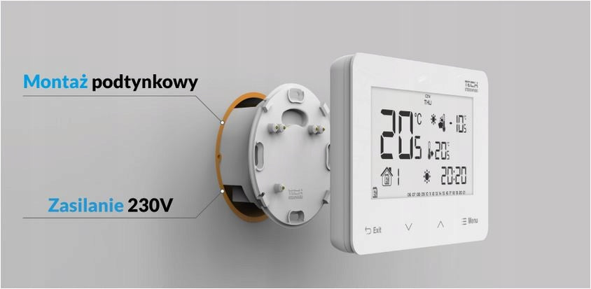 TECH ST-293zv3 two-state 230V WHITE wired flush mount kc139 Brand Tech