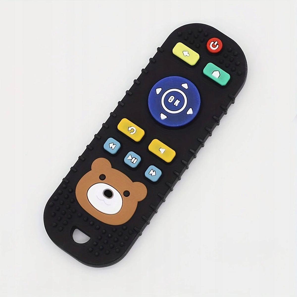 TEETHER REMOTE CONTROL FOR BABY SILICONE BLACK TOY FOR TEETHING TEETH Packaging status original