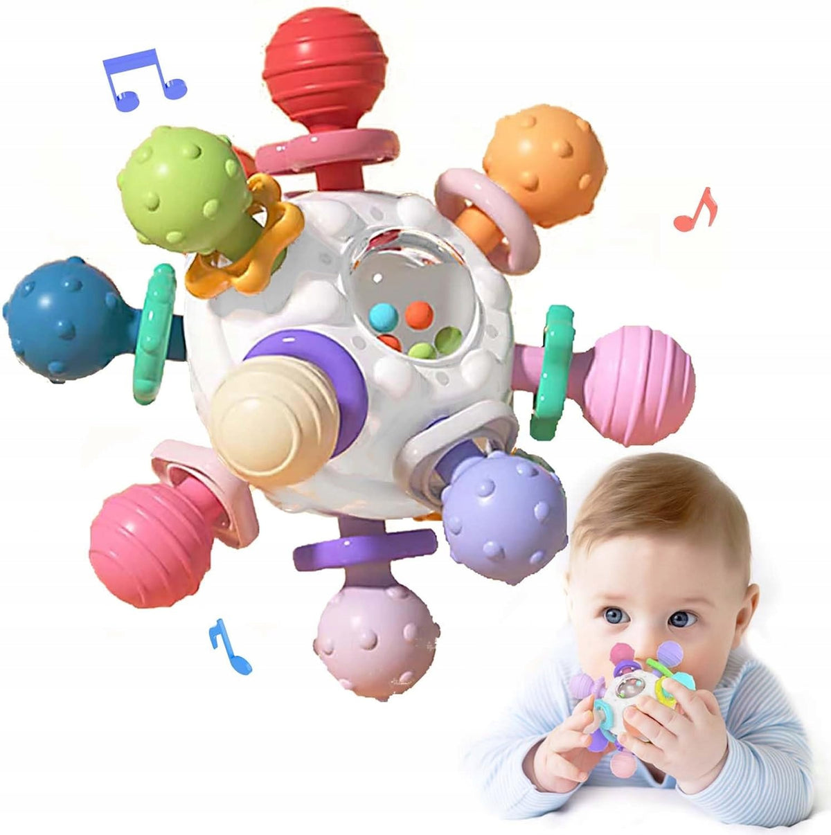 TEETHER Sensory Toy Montessori Anti-Stress Ratchet For Children