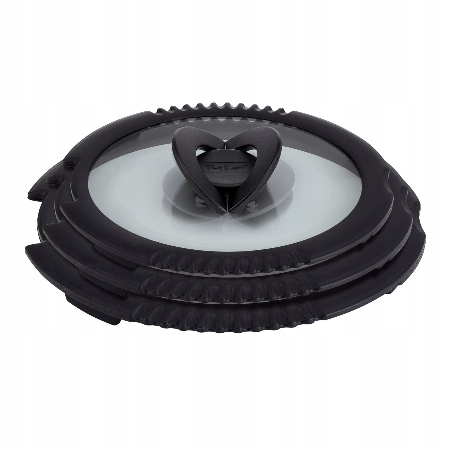TEFAL Ingenio 16/18/20 glass straining lids