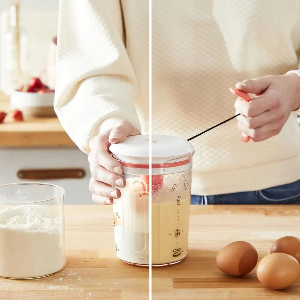 TEFAL Pancake Express Hand Mixer 900ml Line Pancake Express