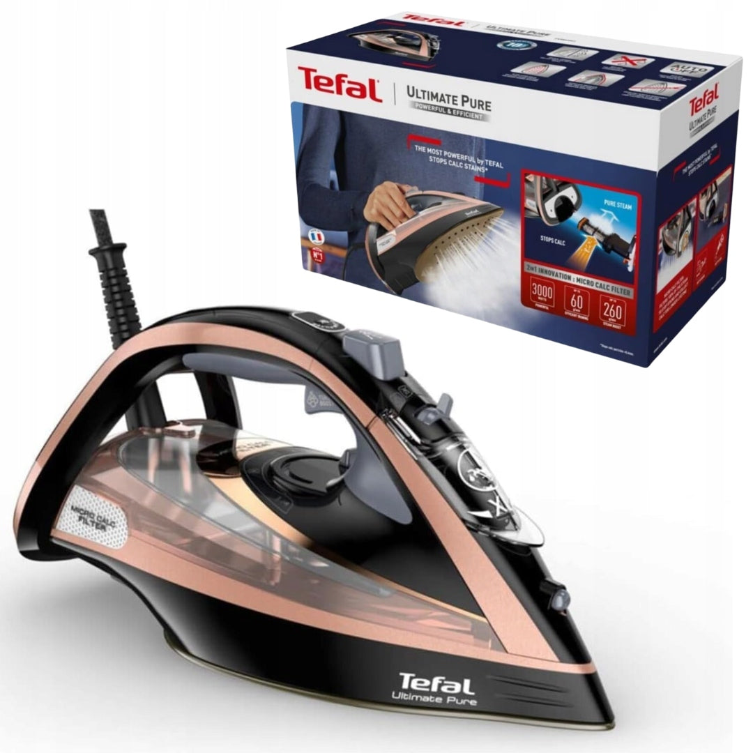TEFAL ULTIMATE PURE FV9845E0 3200W STEAM IRON FILTER MICRO-CALC EAN (GTIN) 5906063201703
