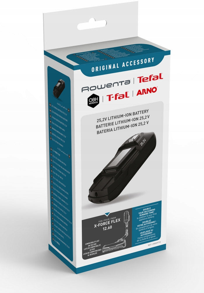 TEFAL ZR009709 battery for X-Force Flex 9.60 vacuum cleaner Manufacturer Tefal