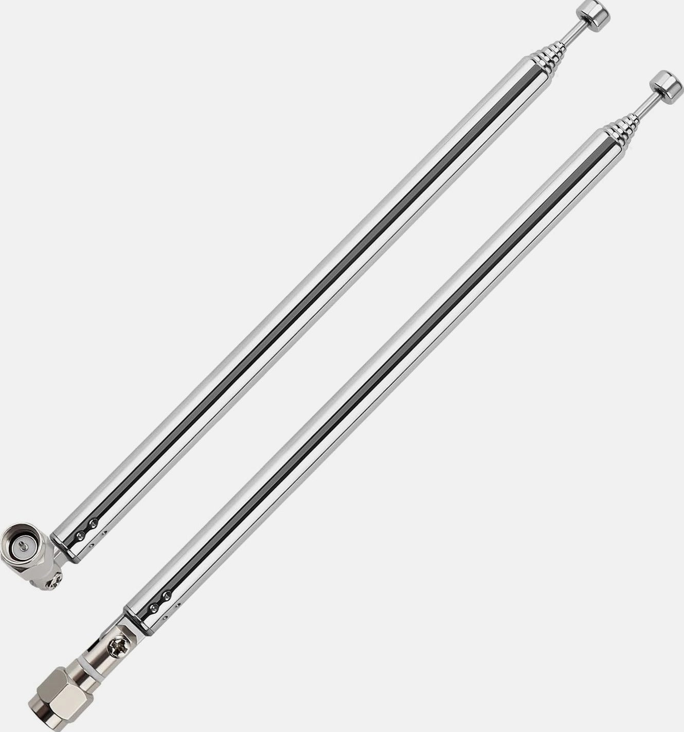TELESCOPIC ANTENNA 75CM 2 PIECES 7 SECTIONS MALE SMA FOR TV RADIO