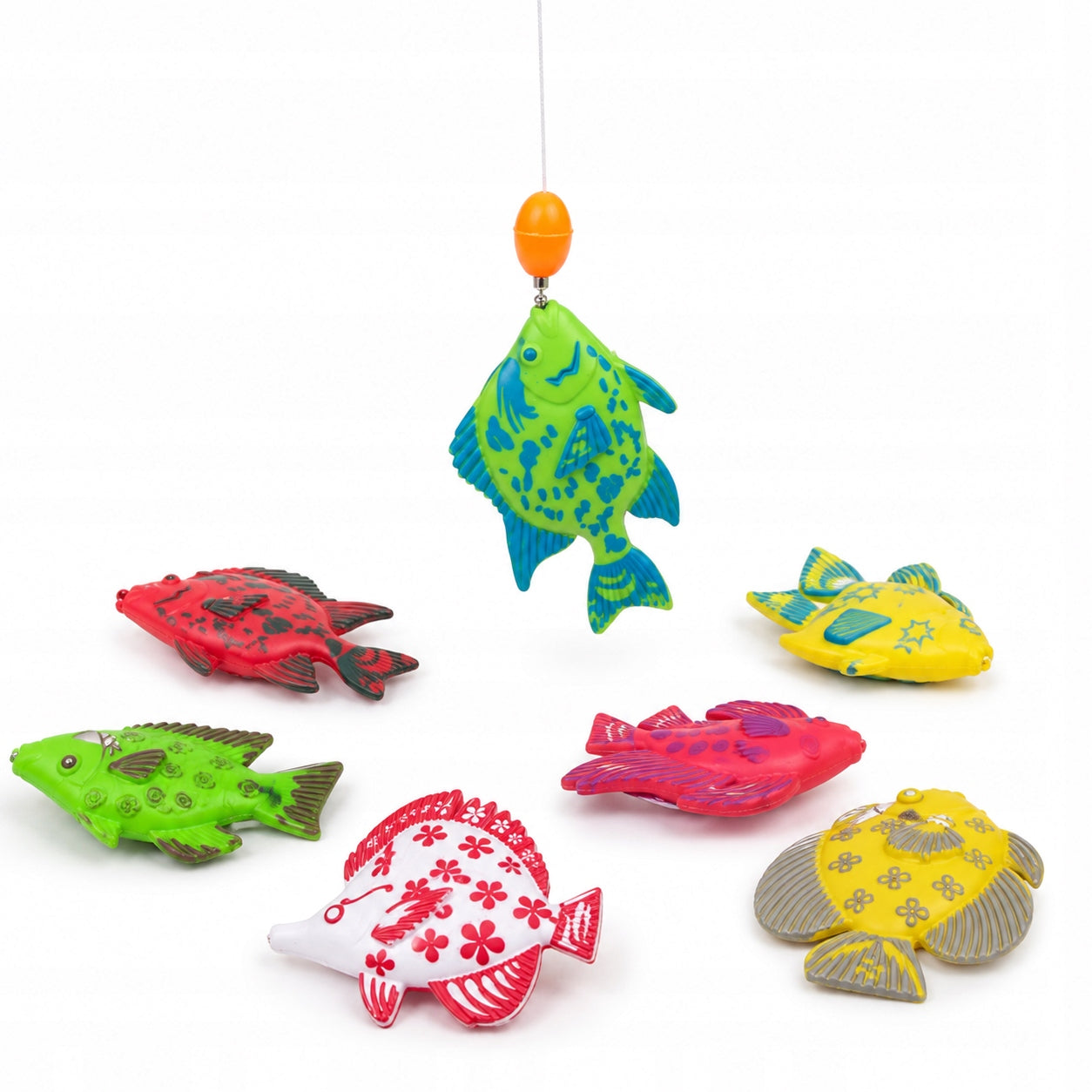 TELESCOPIC FOLDING ROD SET + FISH FOR CHILDREN FOR FISHING XXL Manufacturer code GRA DLA DZIECI ŁOWIENIE RYBEK NA MAGNES