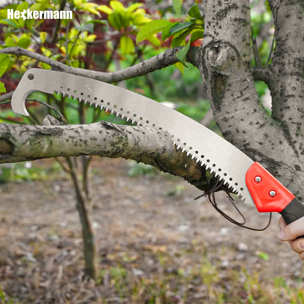 TELESCOPIC HAND SAW 6m WITH HOOK ON BOOM 200-600cm FOR BRANCHES Power supply handheld