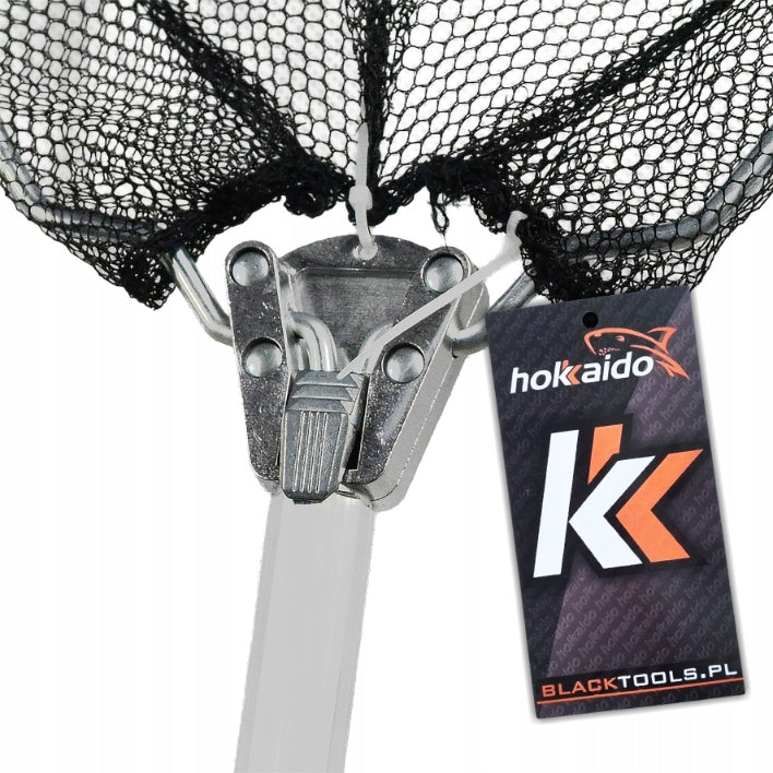 TELESCOPIC LANDING NET 3 SECTIONS 195cm STRONG HOKKAIDO Brand Hokkaido
