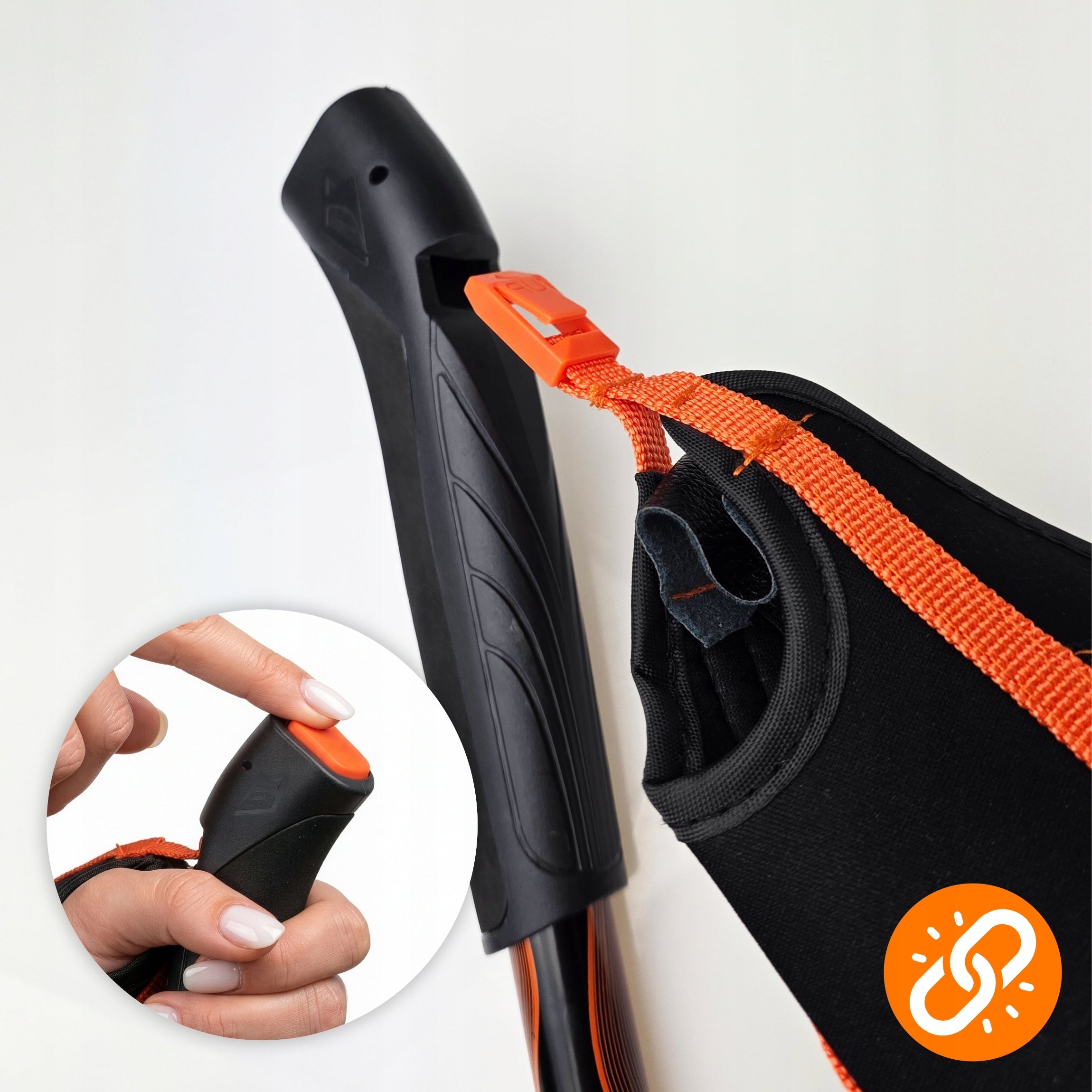 TELESCOPIC POLES NORDIC WALKING POLES ADJUSTABLE TREKKING IN LIGHT MOUNTAINS Manufacturer code SHP-1156