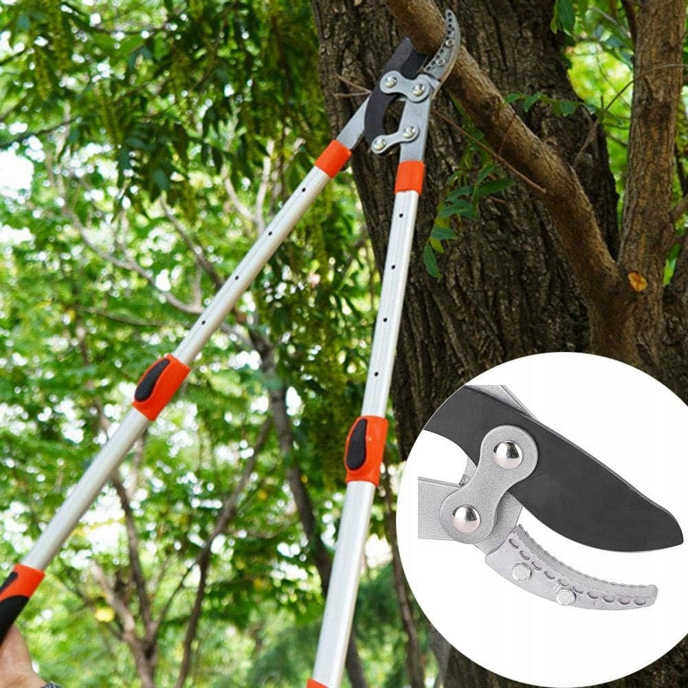 TELESCOPIC PRUNING SHEAR FOR BRANCHES WITH NON-SLIP HANDLE 69-100CM FOR CUTTING Batteries included no