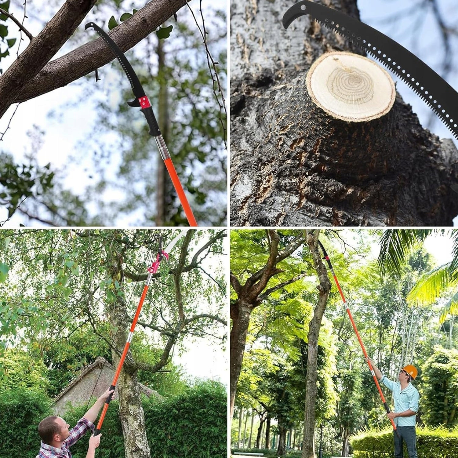 TELESCOPIC PRUNING SHEAR WITH SAW 2IN1 ULTRA LIGHT AND LONG 2-8M FOR CUTTING BRANCHES Brand no brand