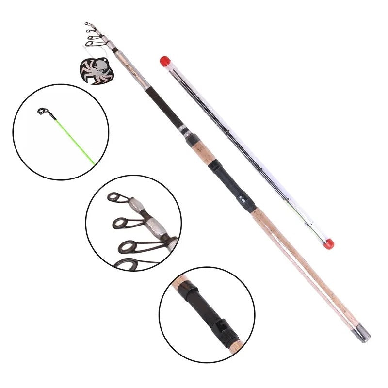 TELESCOPIC REEL FEEDER KRAKEN FISHING SET 3.30M 120G Packaging status original