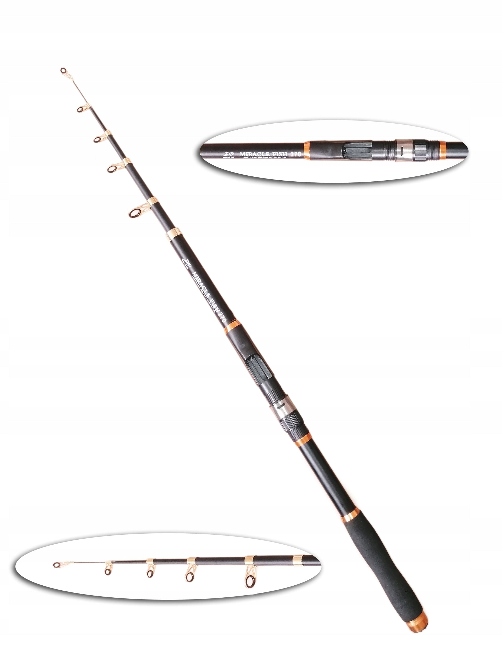 TELESCOPIC ROD 2,7m composite cw60-120g STRONG Brand no brand