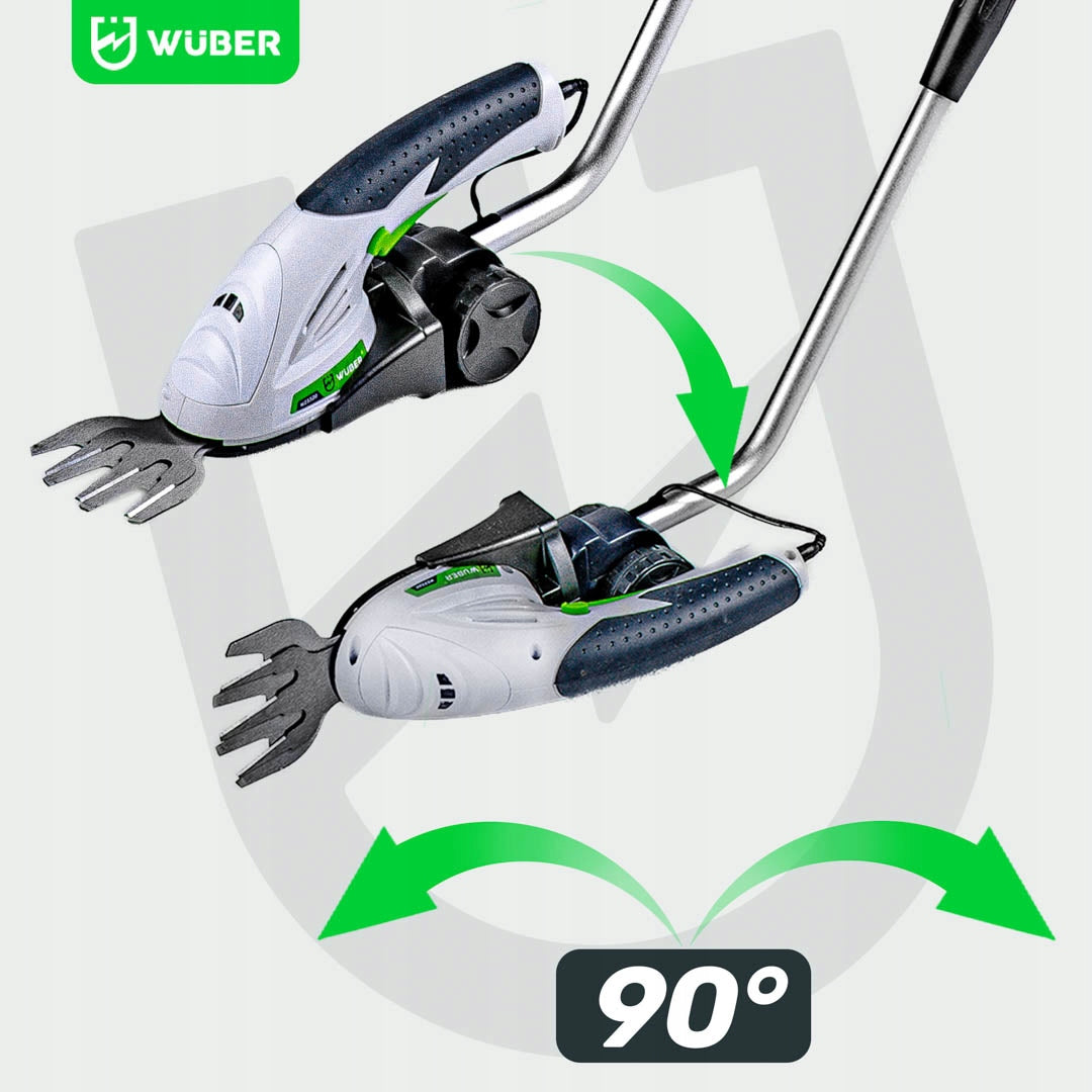 TELESCOPIC ROTARY EXTENSION FOR CORDLESS GRASS SHEARS WUBER Working length 126 cm