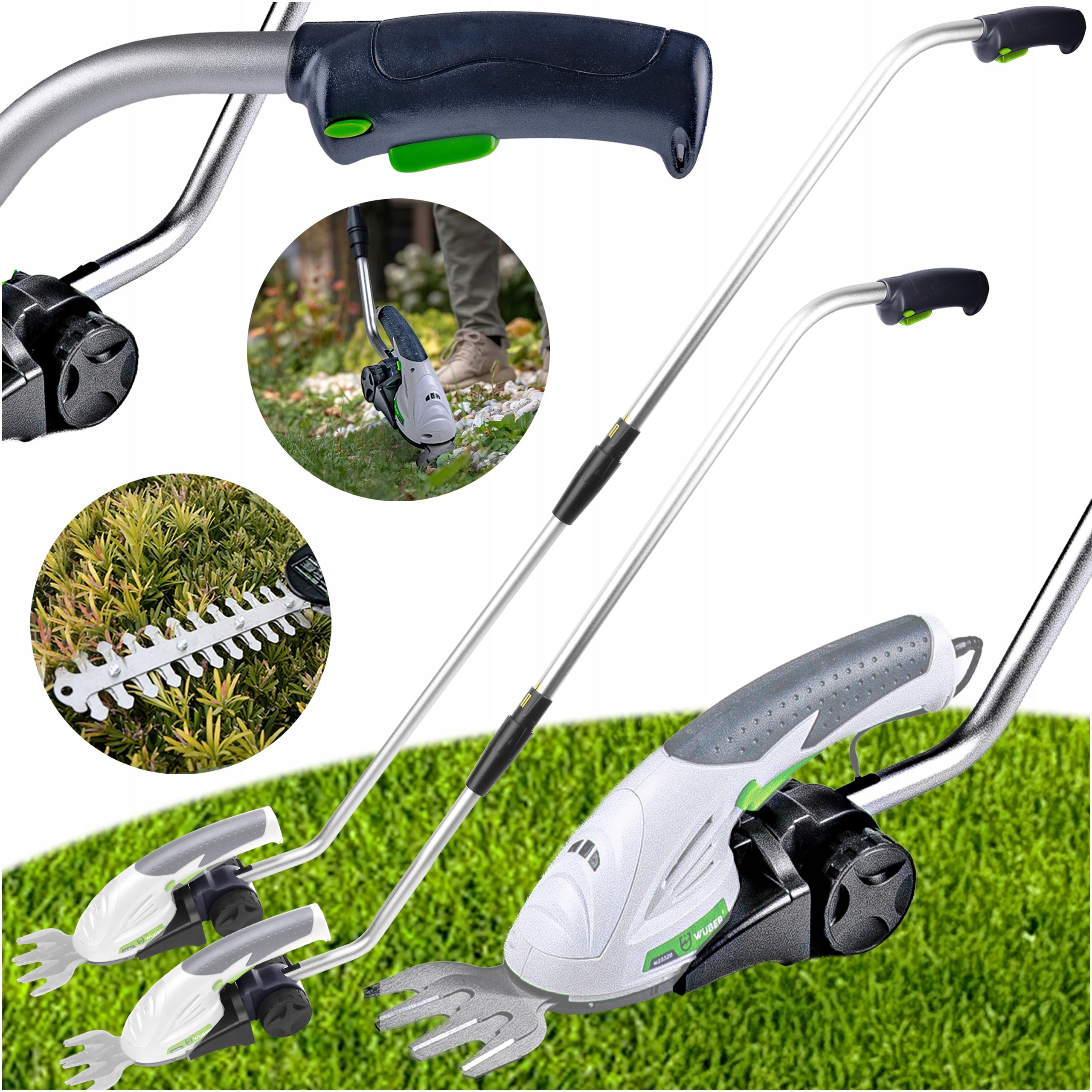 TELESCOPIC ROTARY EXTENSION FOR CORDLESS GRASS SHEARS WUBER