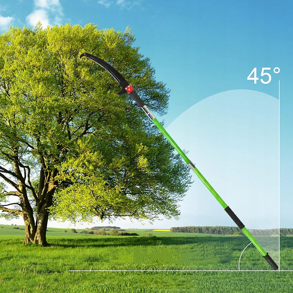 TELESCOPIC SAW WITH PRUNING SAWS FOR PRUNING TREES MANUAL ADJUSTMENT 2.1-8M Product weight with unit packaging 3 kg
