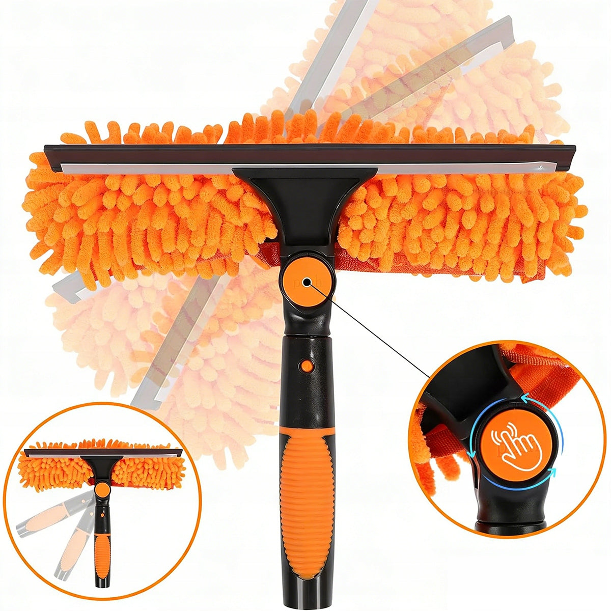 TELESCOPIC WINDOW WASHER 4,25M MOP STREAK PULLER FOR WINDOWS LONG 2IN1 Product weight with unit packaging 1 kg