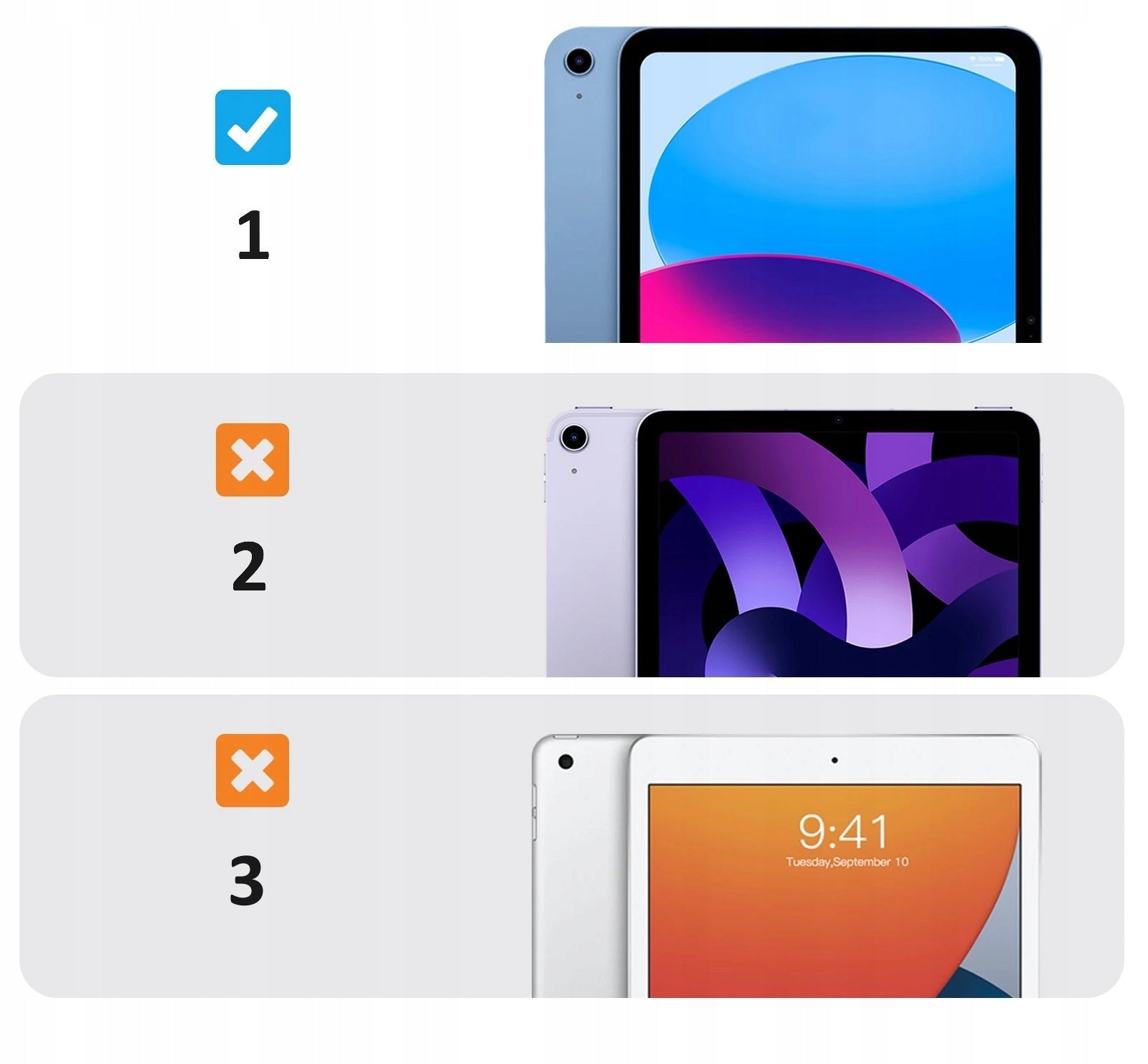 TEMPERED GLASS for Apple iPad 10.9 10 GEN 2022 / iPad 11 A16 11GEN 2025 EAN (GTIN) 5905072423168