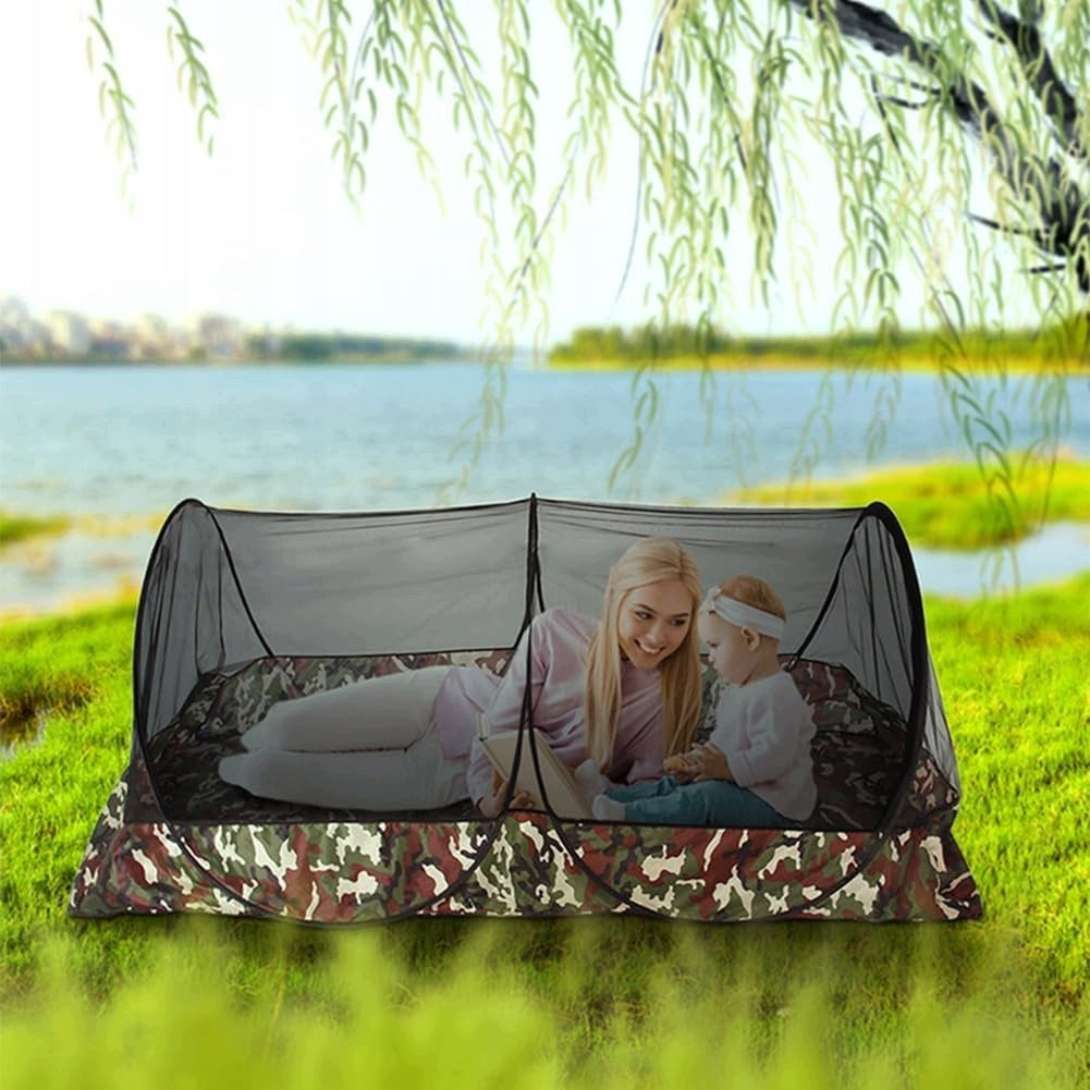 TENT 2 PERSON MOSQUITO NET CAMPING CAMOUFLAGE 200CM FOR CAMPING TOURISM Manufacturer code Moskitiera Outdoor Pop Up