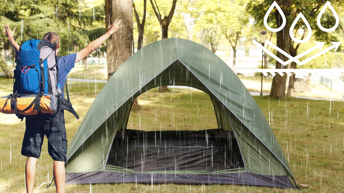 TENT 4 PERSON CAMPING WATERPROOF HIGH QUICK INSTALLATION WITH MOSQUITO NET Model JM-52