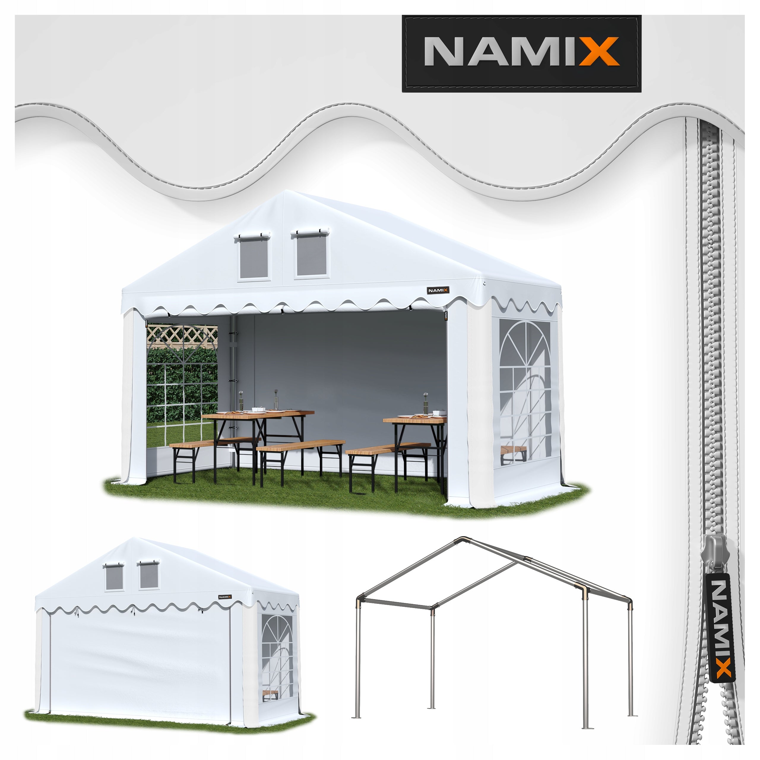 TENT COMFORT 3x2 party garden VARIOUS COLORS