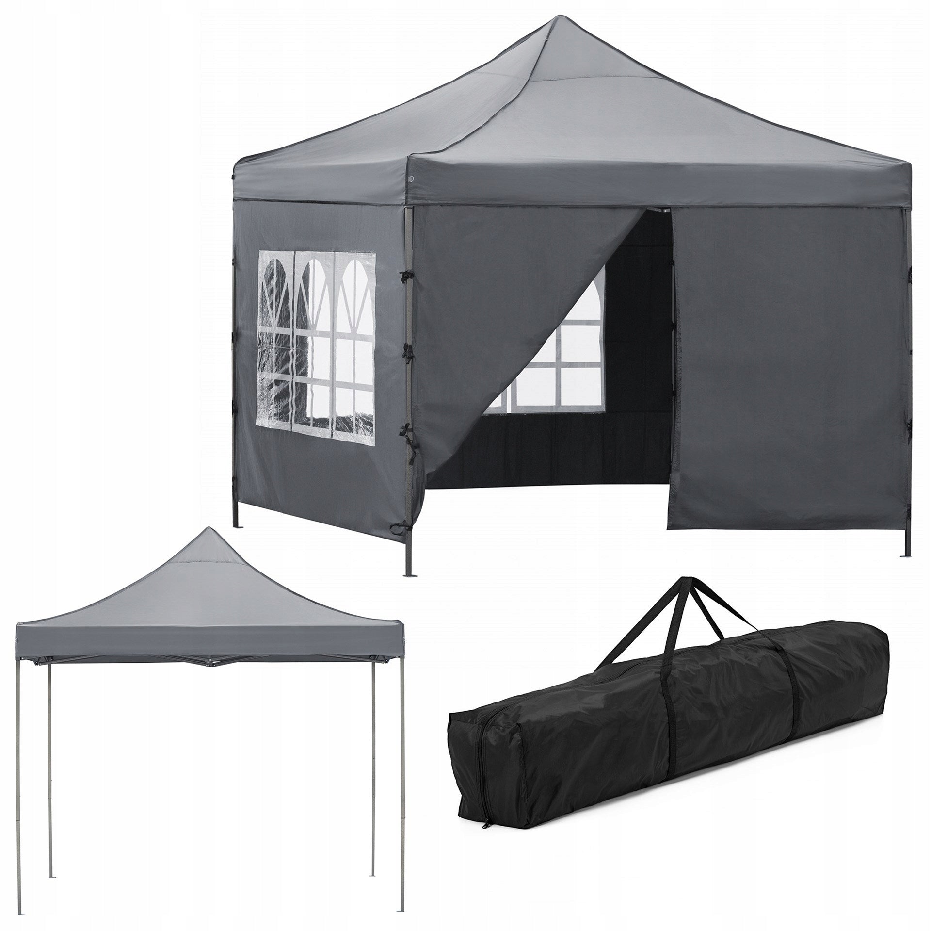 TENT COMMERCIAL PAVILION EXPRESS GARDEN PARTY 3x3 CATERING WINDOWS