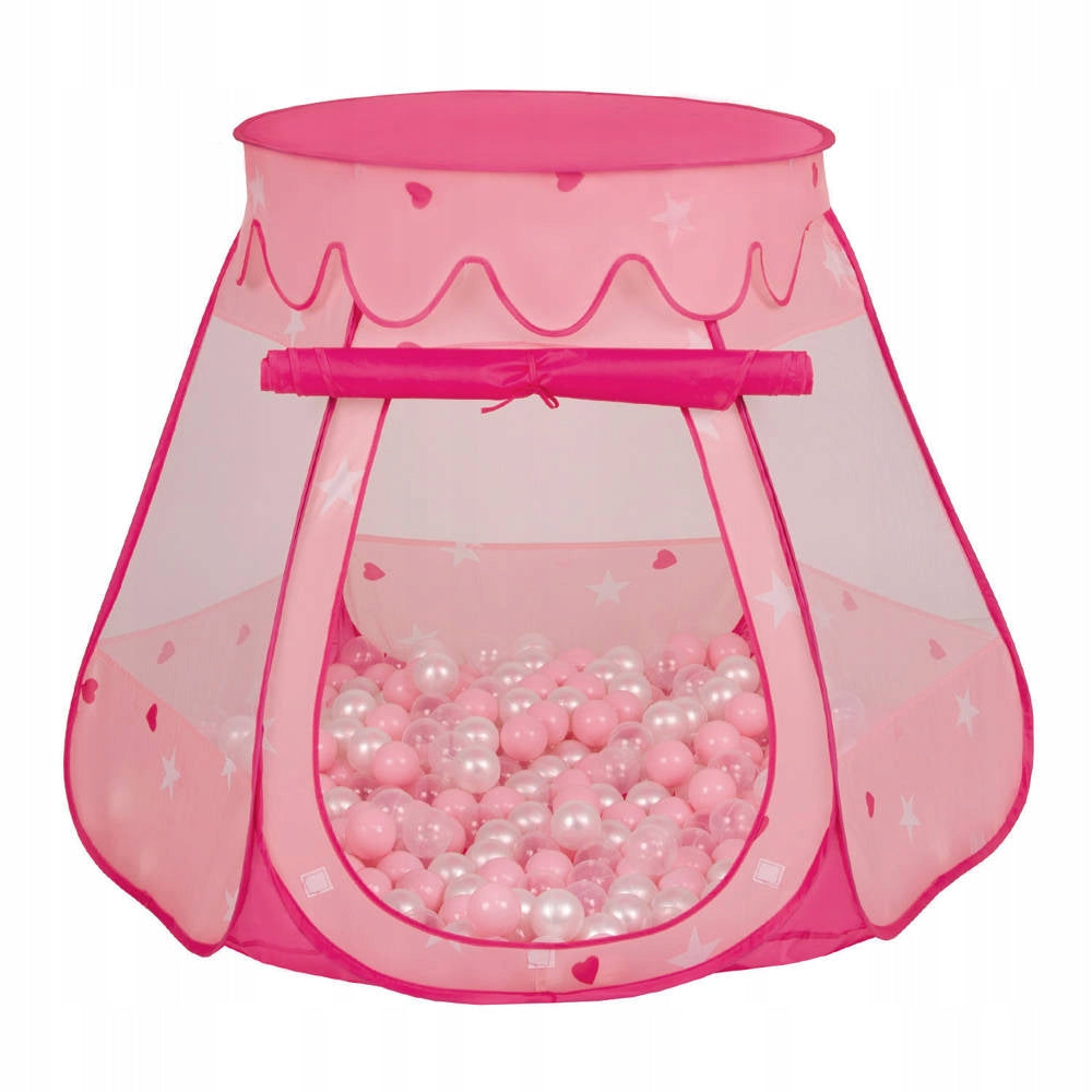 TENT FOLDING COTTAGE CASTLE FOR CHILDREN 300 BALLS