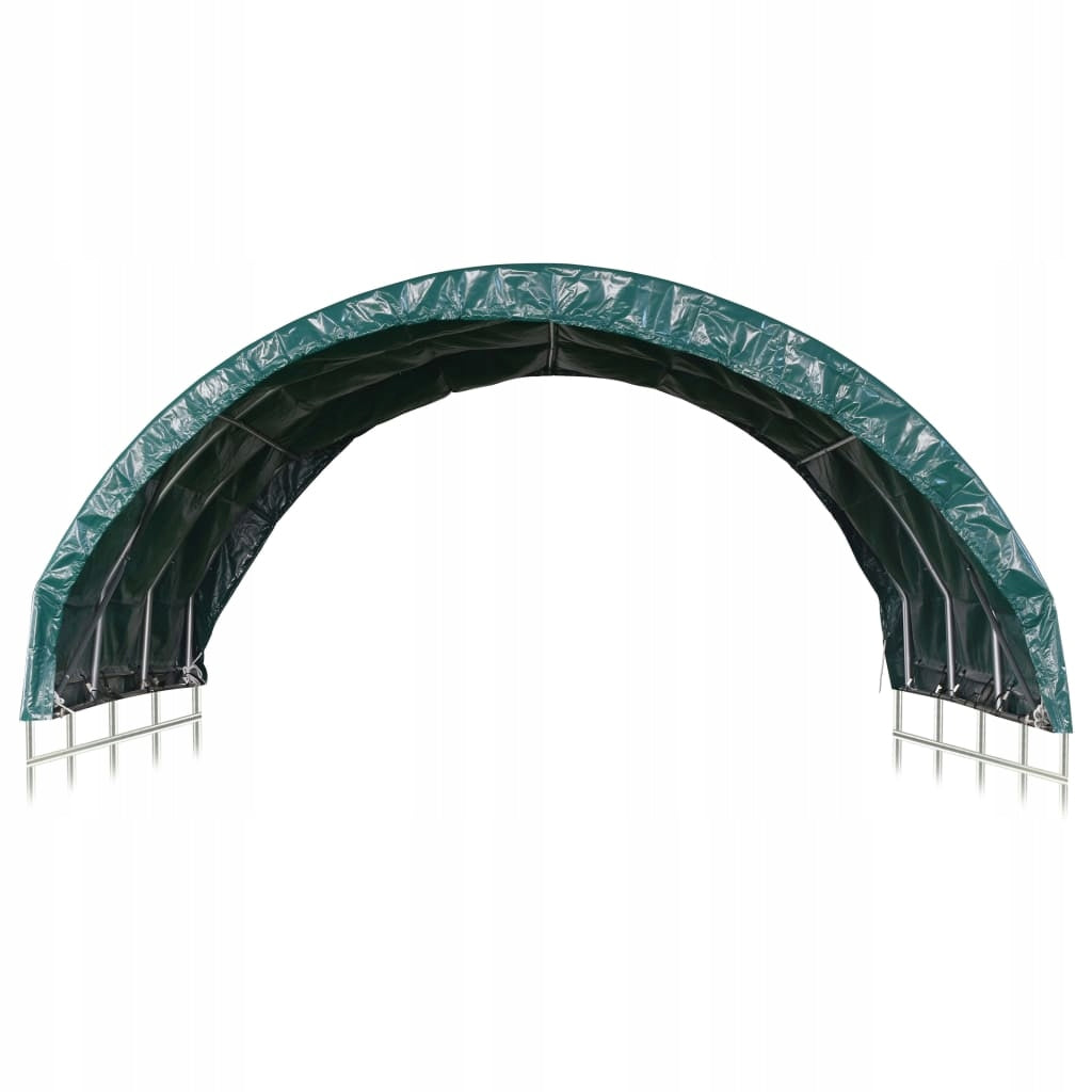 TENT FOR CATTLE PVC 3,7X3,7 M GREEN Number of side walls none