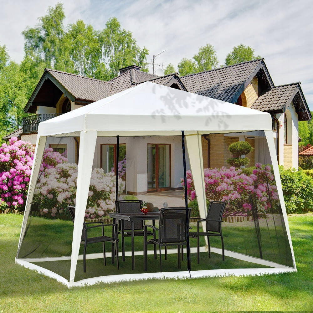 TENT GARDEN PAVILION 3x3m GAZEBO 4 WALLS MOSQUITO NET FOR CASTLE Number of side walls 4 walls