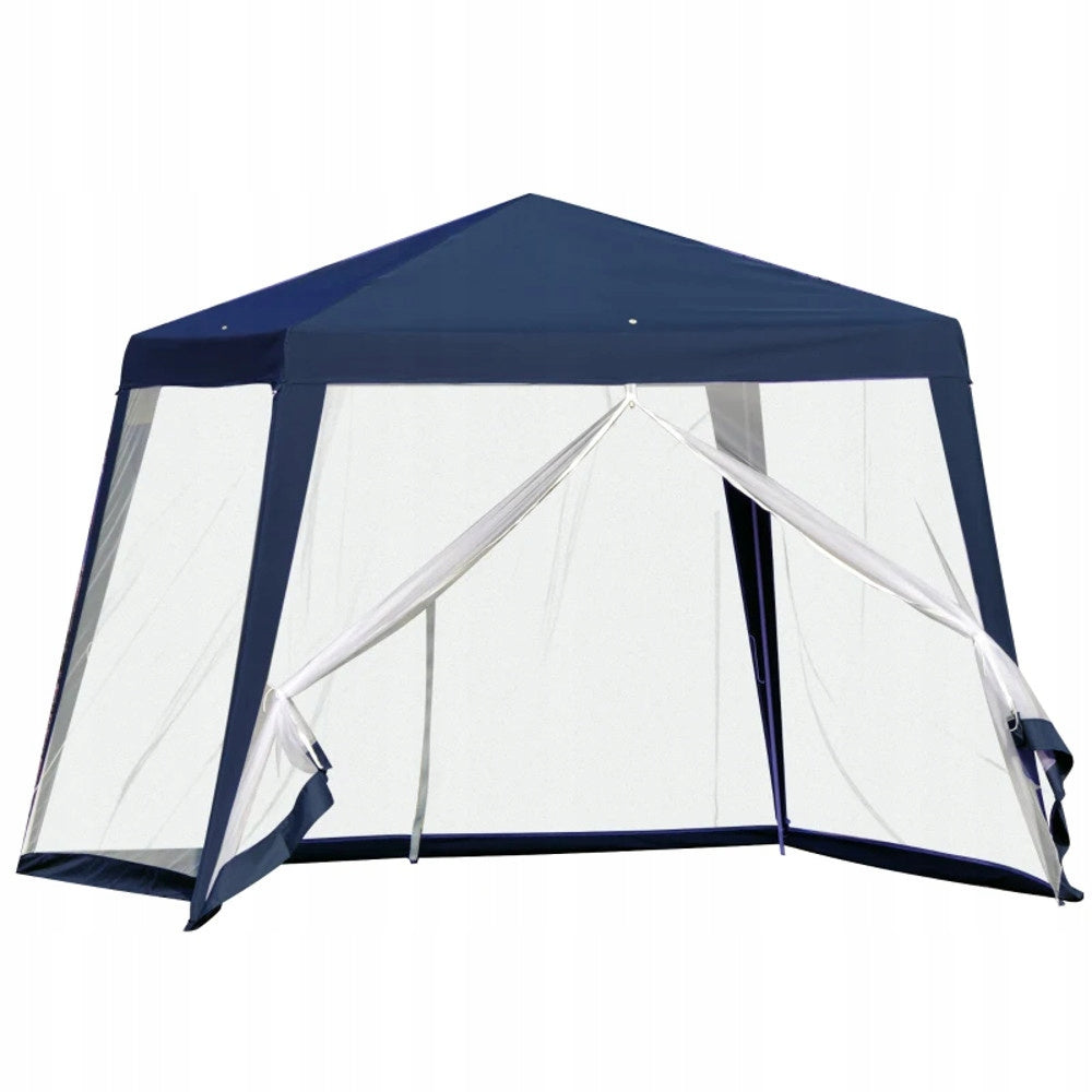 TENT GARDEN PAVILION 3x3m GAZEBO 4 WALLS SUN MOSQUITO NET