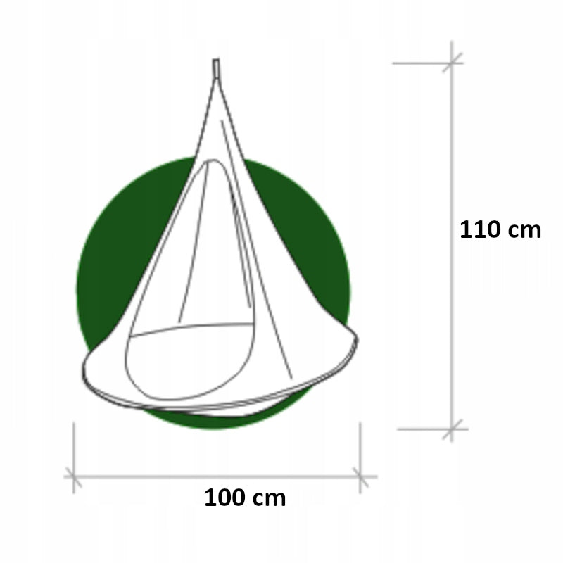 TENT HANGING HAMMOCK COCOON GARDEN SWING ARMCHAIR STORK NEST 100x110 Manufacturer code UFO100