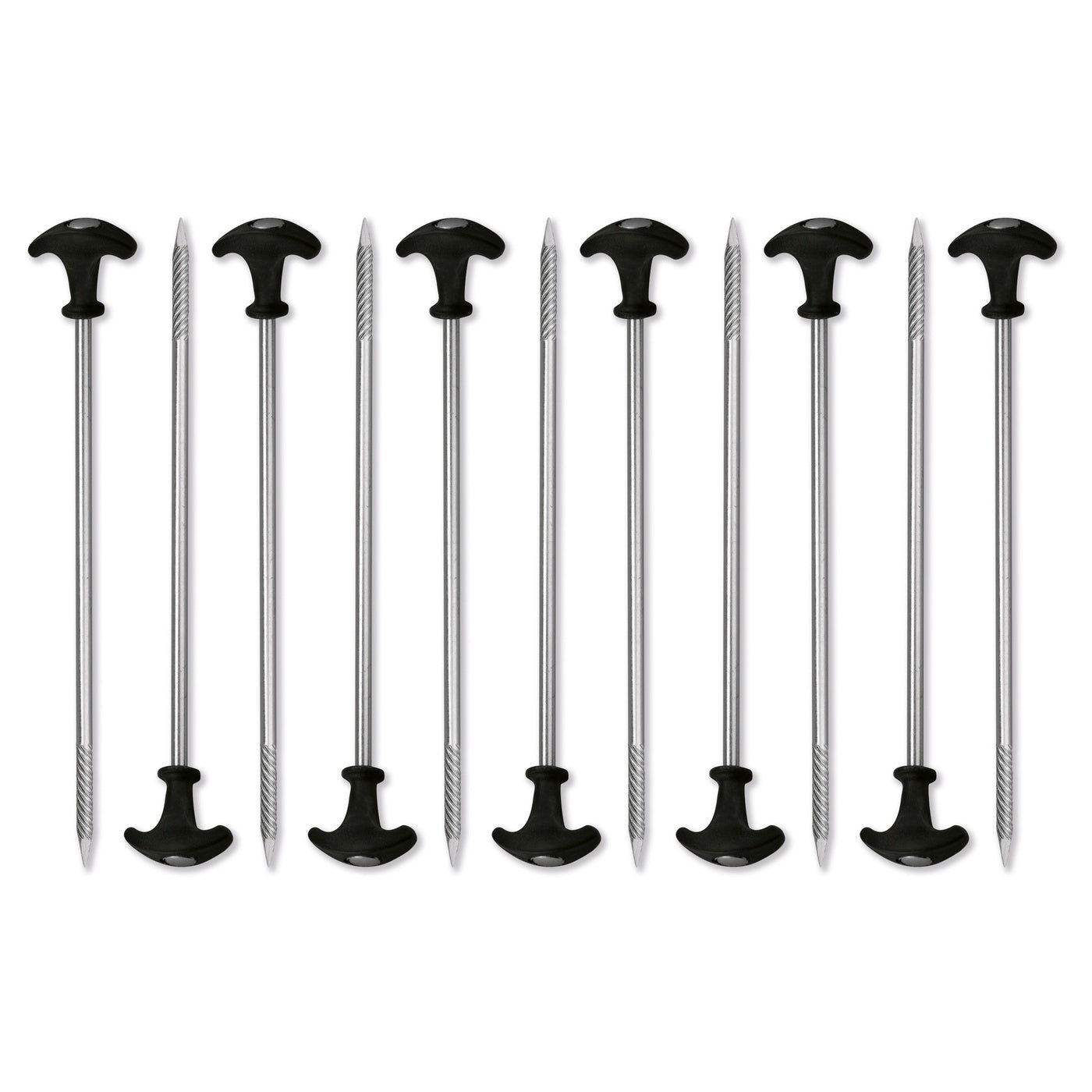 TENT HERRINGS Screw-in STEEL Pins with Tadar COVER 10x21cm Brand no brand