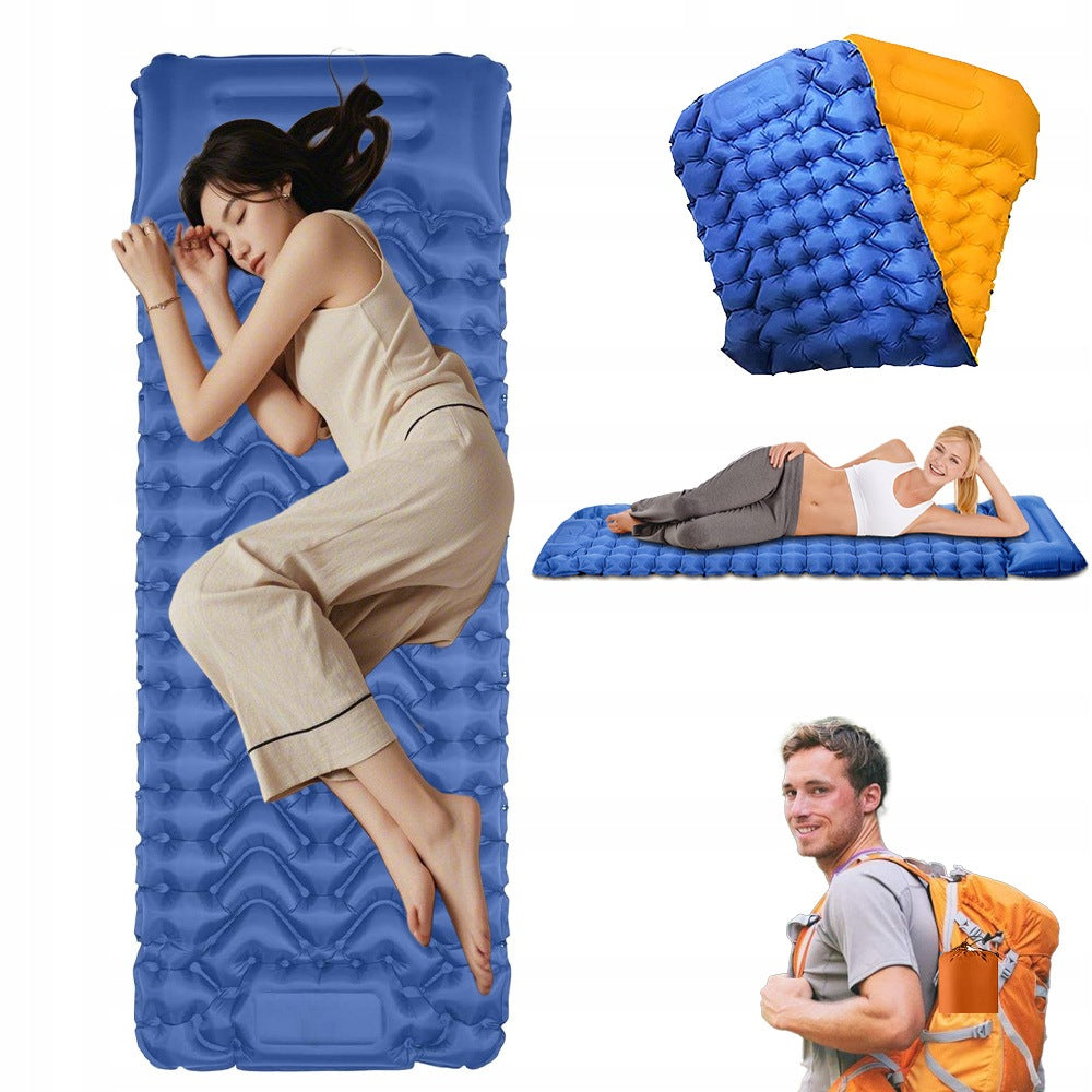 TENT SELF-INFLATING MAT, FOOT PUMP MATTRESS AND BAG, WATERPROOF