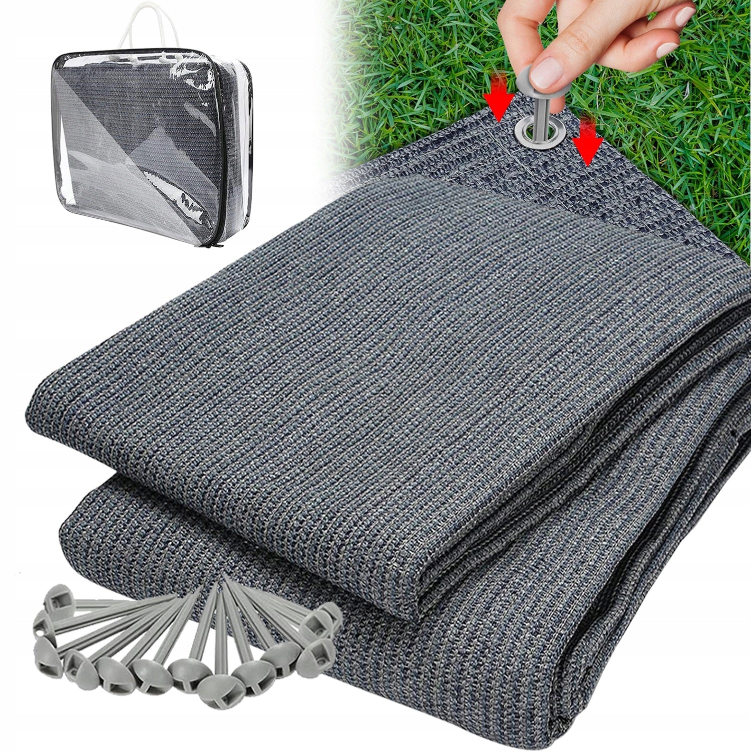 TENT floor vestibule protective mat waterproof 200x200cm