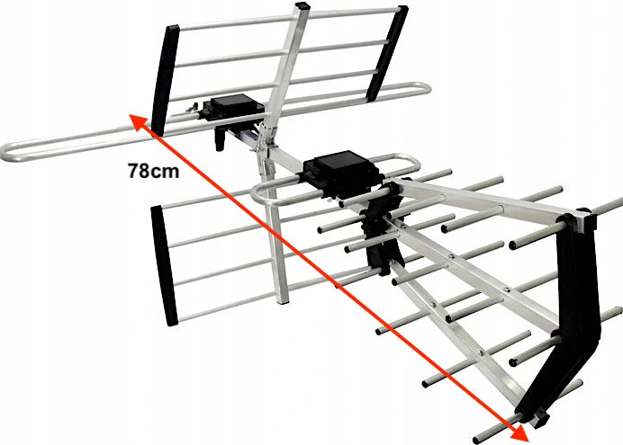 TERRESTRIAL TV DIRECTIONAL ANTENNA COMBO VHF UHF DVB-T2 4K LTE Filter EAN (GTIN) 5902689077067
