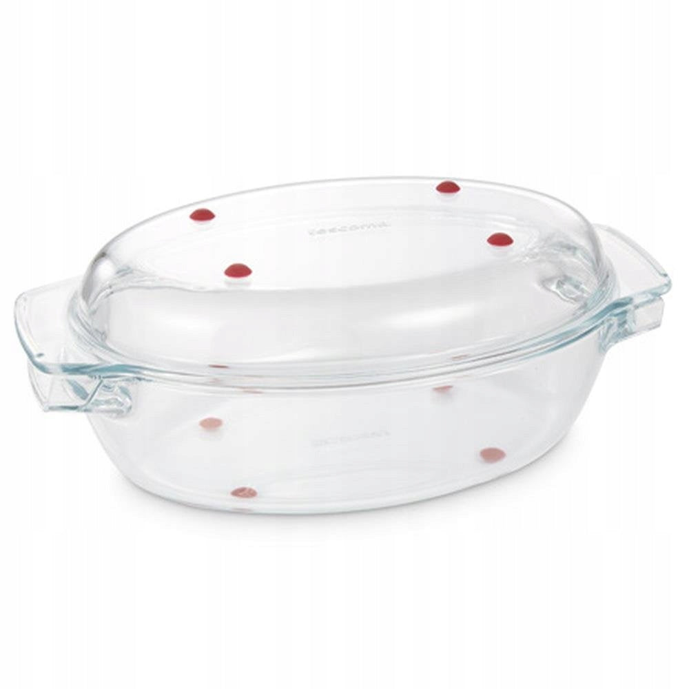TESCOMA Oval pan with lid GrandCHEF 35 x 21 cm, glass