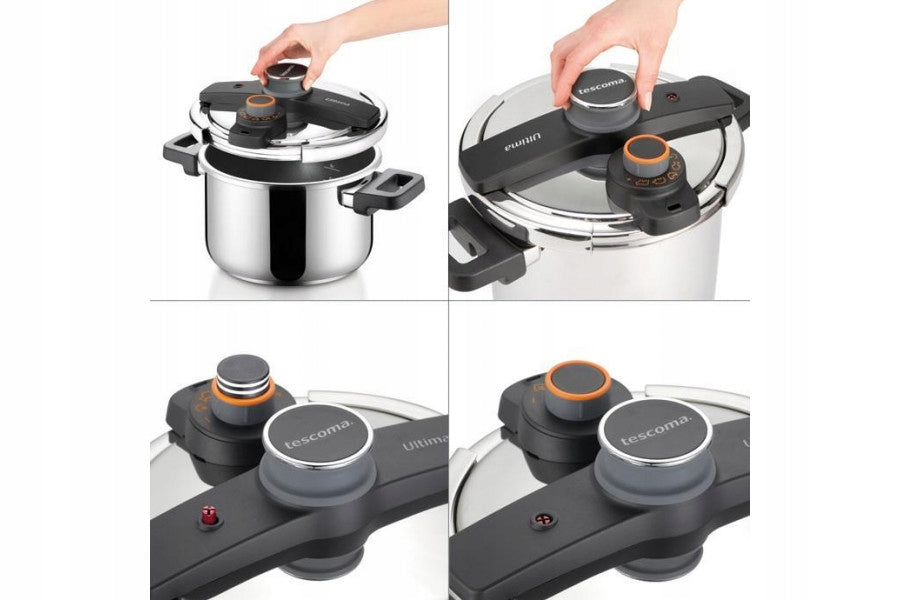 TESCOMA PRESSURE COOKER PRESSURE POT ULTIMA+ 6 L Manufacturer code 8595028493498