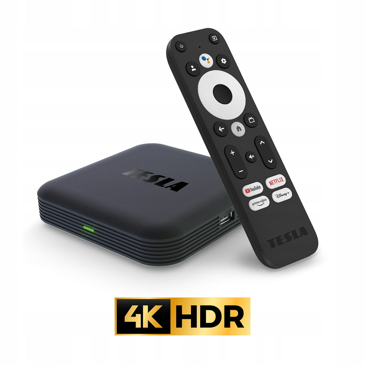 TESLA Multimedia player XG600 4K, Google TV, Dolby Atmos black Model MediaBox XG600