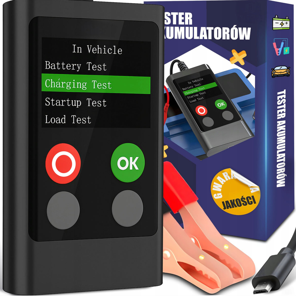 TESTER CAR BATTERY METER BATTERY LCD 6V 20V