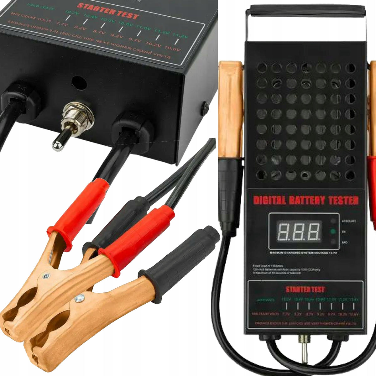 TESTER CAR BATTERY METER DIGITAL 12V 100A 200Ah