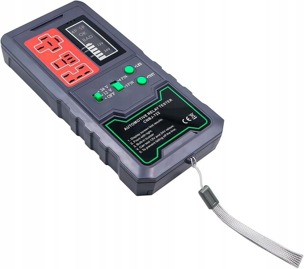 TESTER CAR RELAYS WITH 12V 24V LED DISPLAY Manufacturer code 0609585123724