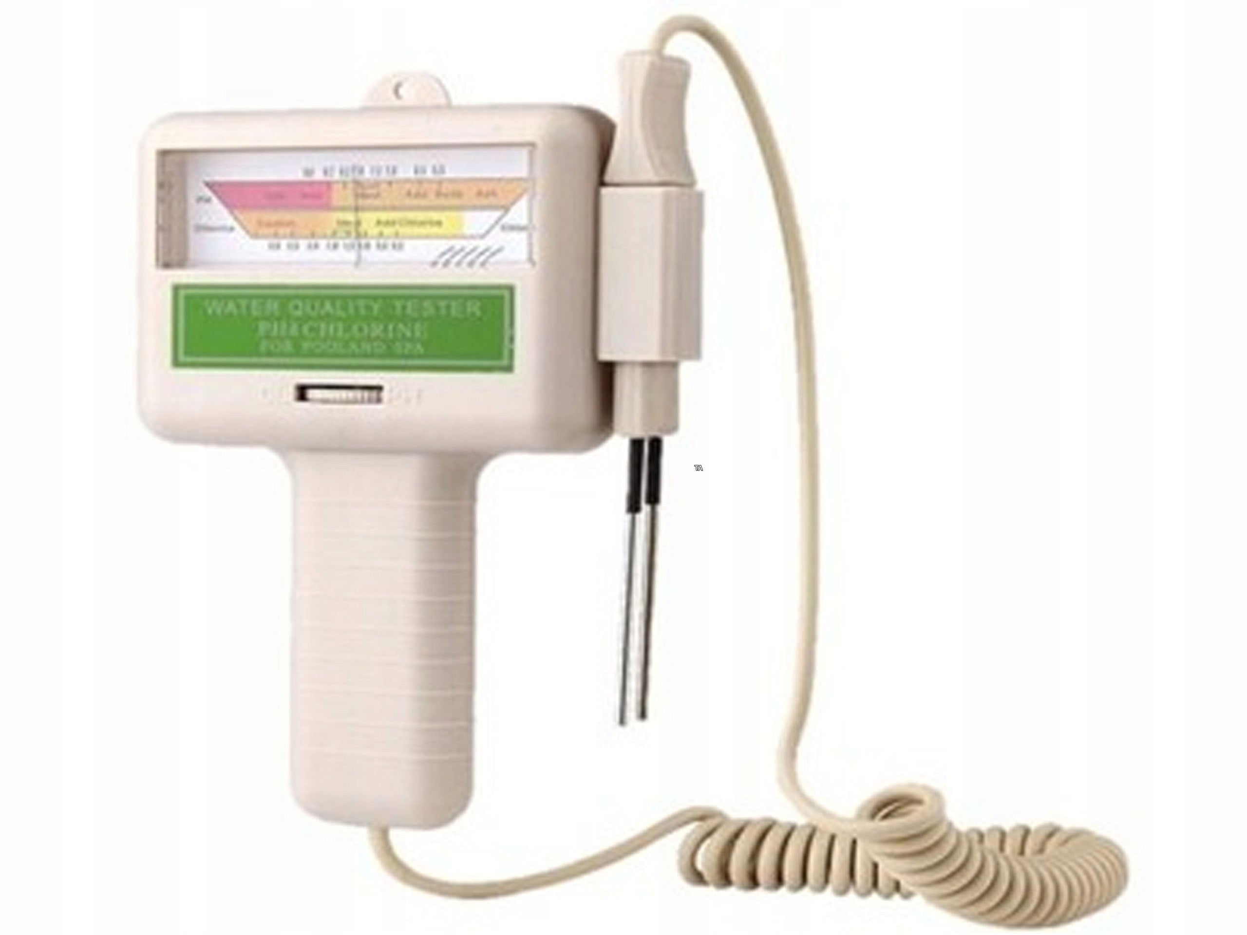 TESTER WATER METER POOL Jaccuzi CL2 PH CHLORINE PH-METER QUALITY TESTER Packaging status original