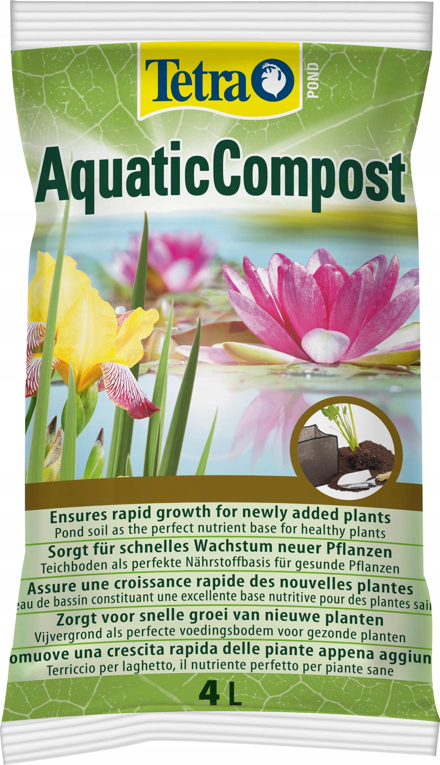 TETRA Pond AquaticCompost 4 L Plant substrate for pond