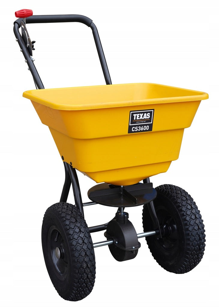 TEXAS CS3600 SEEDER SPREADER SAND SALT SEED FERTILIZER SPREADER 36KG Capacity 36 l
