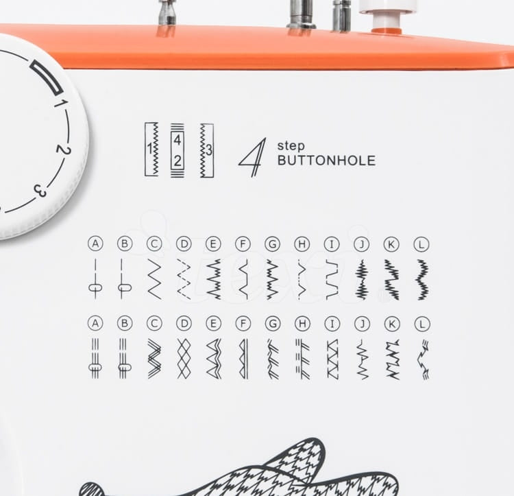 TEXI FOX 25 mechanical sewing machine for children 25 stitches Brand Texi