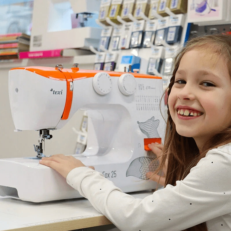 TEXI FOX 25 mechanical sewing machine for children 25 stitches Number of stitches 25
