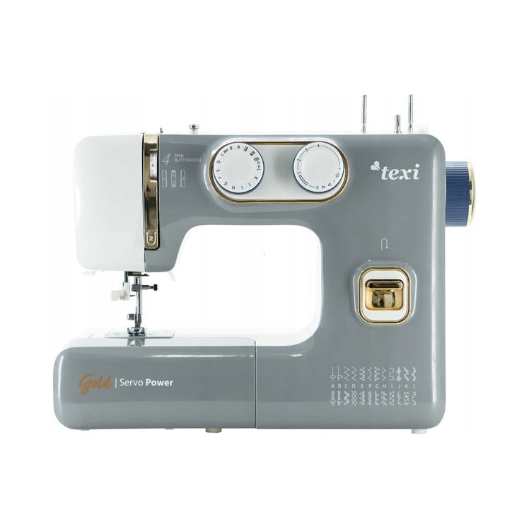 TEXI GOLD sewing machine with needle threader and overlock stitch